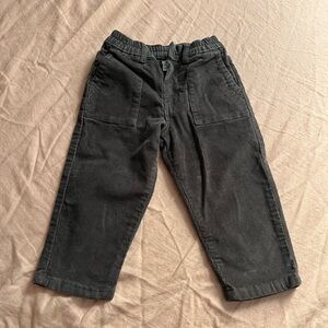 Zara Black/ Dark Grey Corduroy Pants 18-24 mo